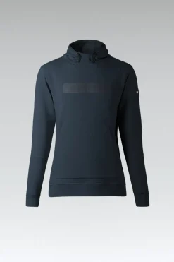 Lifestyle<GOBIK SWEAT À CAPUCHE TRAILBLAZE FEMME CROSSBAR ULTRABLUE CrossbarUltrablue