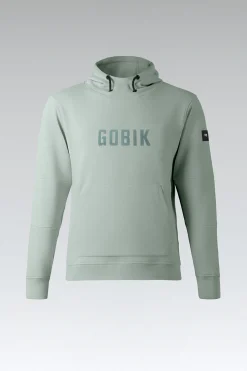 Lifestyle<GOBIK SWEAT À CAPUCHE TRAILBLAZE HOMME ICEBERG GREEN IcebergGreen