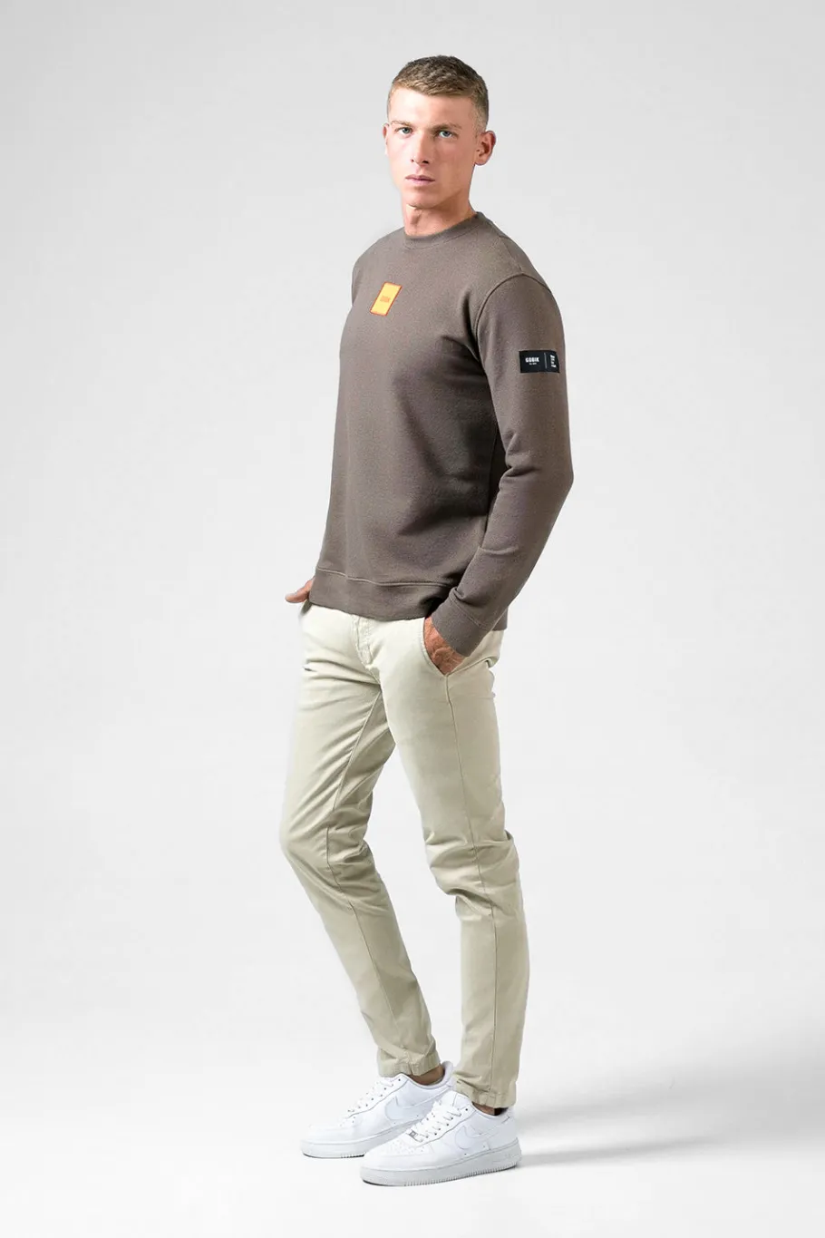 Lifestyle<GOBIK SWEATSHIRT OFFPEAK HOMME Pinecone