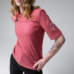 T-Shirts<GOBIK T-SHIRT À MANCHES COURTES TERRAIN FEMME RAPTURE ROSE