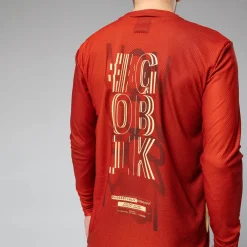 T-Shirts<GOBIK T-SHIRT À MANCHES LONGUES TERRAIN HOMME ROOIBOS