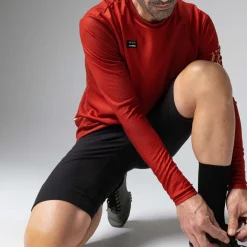 T-Shirts<GOBIK T-SHIRT À MANCHES LONGUES TERRAIN HOMME ROOIBOS