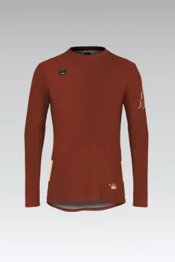 T-Shirts<GOBIK T-SHIRT À MANCHES LONGUES TERRAIN FEMME ROOIBOS