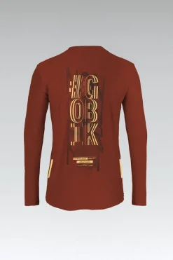 T-Shirts<GOBIK T-SHIRT À MANCHES LONGUES TERRAIN FEMME ROOIBOS