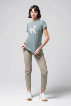 Lifestyle | T-Shirts<GOBIK T-SHIRT MANCHES COURTES COTTON REST FEMME Trooper