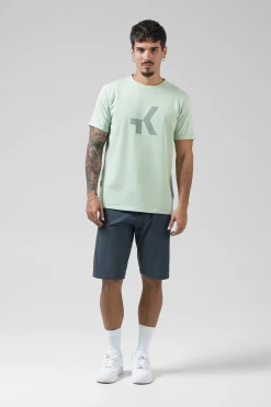 Lifestyle | T-Shirts<GOBIK T-SHIRT MANCHES COURTES COTTON REST HOMME Seacrest