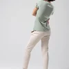 Lifestyle | T-Shirts<GOBIK T-SHIRT MANCHES COURTES COTTON REST FEMME ICEBERG GREEN IcebergGreen
