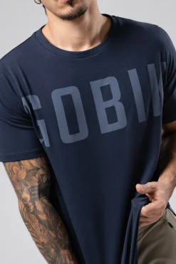 Lifestyle | T-Shirts<GOBIK T-SHIRT MANCHES COURTES COTTON REST HOMME Ultrablue