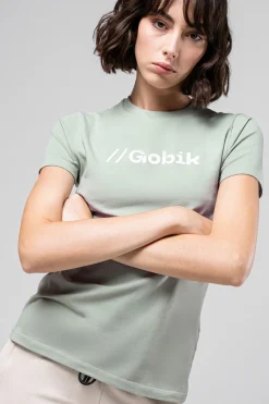 Lifestyle | T-Shirts<GOBIK T-SHIRT MANCHES COURTES COTTON REST FEMME ICEBERG GREEN IcebergGreen
