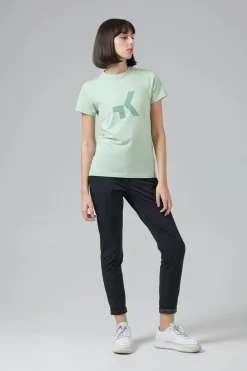 Lifestyle | T-Shirts<GOBIK T-SHIRT MANCHES COURTES COTTON REST FEMME Seacrest