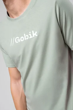 Lifestyle | T-Shirts<GOBIK T-SHIRT MANCHES COURTES COTTON REST HOMME ICEBERG GREEN IcebergGreen