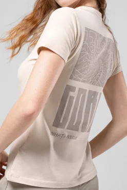 Lifestyle | T-Shirts<GOBIK T-SHIRT MANCHES COURTES COTTON REST FEMME Angora