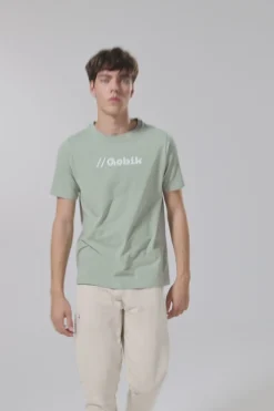 Lifestyle | T-Shirts<GOBIK T-SHIRT MANCHES COURTES COTTON REST HOMME ICEBERG GREEN IcebergGreen