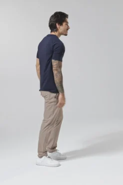 Lifestyle | T-Shirts<GOBIK T-SHIRT MANCHES COURTES COTTON REST HOMME Ultrablue