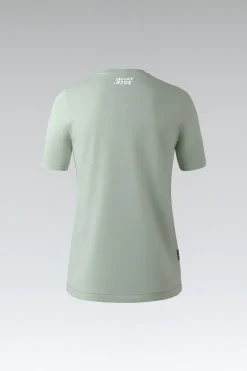 Lifestyle | T-Shirts<GOBIK T-SHIRT MANCHES COURTES COTTON REST FEMME ICEBERG GREEN IcebergGreen
