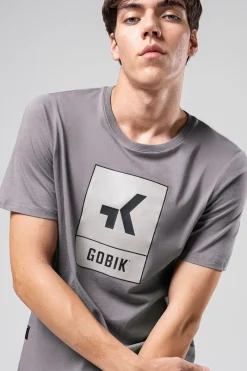 Lifestyle | T-Shirts<GOBIK T-SHIRT MANCHES COURTES OVERLINES 2.0 UNISEX Pewter