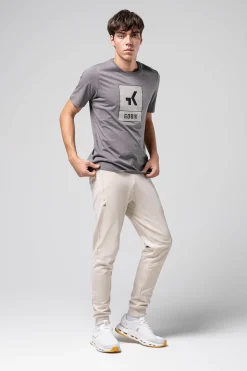 Lifestyle | T-Shirts<GOBIK T-SHIRT MANCHES COURTES OVERLINES 2.0 UNISEX Pewter