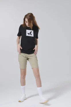 Lifestyle | T-Shirts<GOBIK T-SHIRT MANCHES COURTES OVERLINES 2.0 UNISEX JET BLACK JetBlack