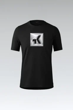 Lifestyle | T-Shirts<GOBIK T-SHIRT MANCHES COURTES OVERLINES 2.0 UNISEX JET BLACK JetBlack
