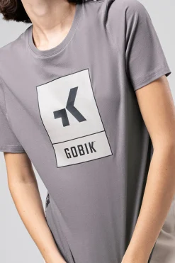 Lifestyle | T-Shirts<GOBIK T-SHIRT MANCHES COURTES OVERLINES 2.0 UNISEX Pewter
