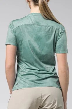 T-Shirts<GOBIK T-SHIRT MANCHES COURTES TECH FEMME Spruce