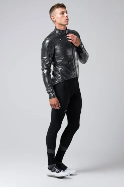 Ebike | Gravel<GOBIK VESTE IMPERMÉABLE LÉGÈRE PLUVIA 2.0 UNISEX TRUE BLACK TrueBlack