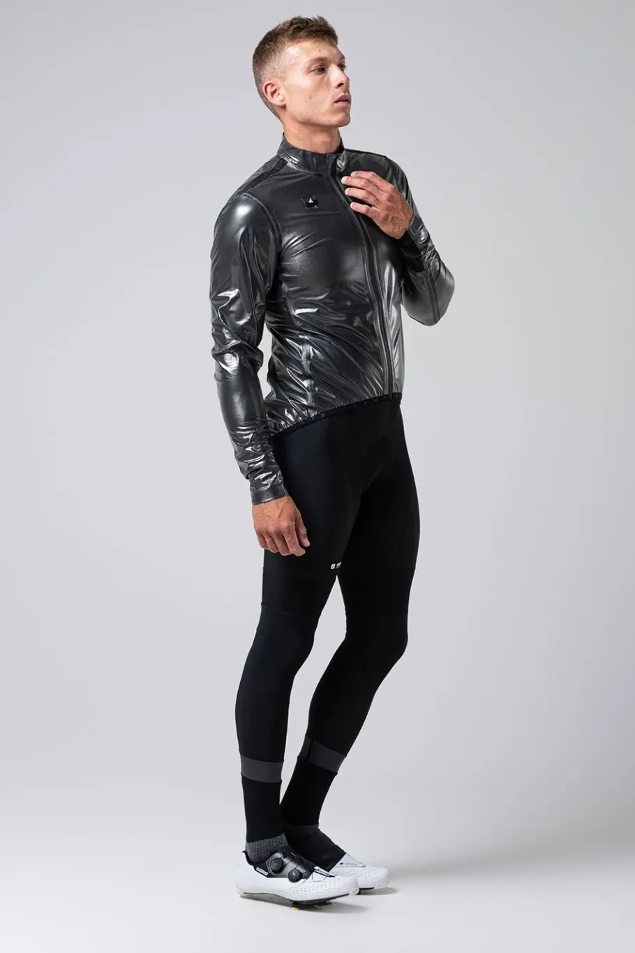 Ebike | Gravel<GOBIK VESTE IMPERMÉABLE LÉGÈRE PLUVIA 2.0 UNISEX TRUE BLACK TrueBlack