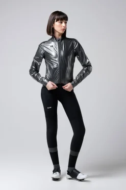 Ebike | Gravel<GOBIK VESTE IMPERMÉABLE LÉGÈRE PLUVIA 2.0 UNISEX TRUE BLACK TrueBlack