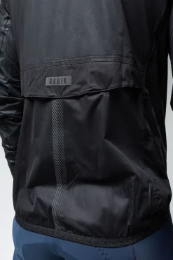 Vestes<GOBIK VESTE IMPERMÉABLE LÉGÈRE PLUVIA UNISEX TRUE BLACK TrueBlack