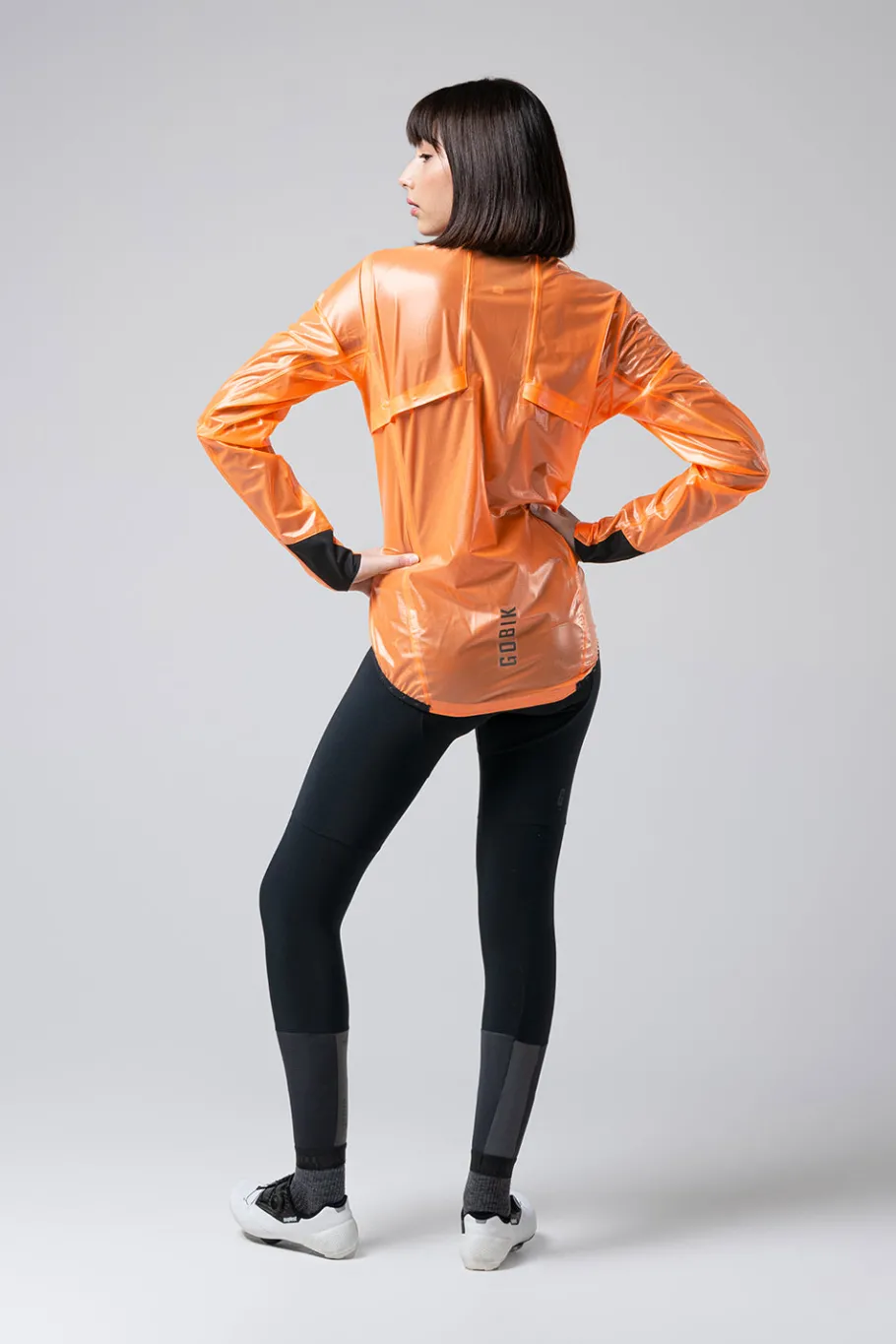 Ebike | Gravel<GOBIK VESTE IMPERMÉABLE LÉGÈRE PLUVIA 2.0 UNISEX BLAZING ORANGE BlazingOrange