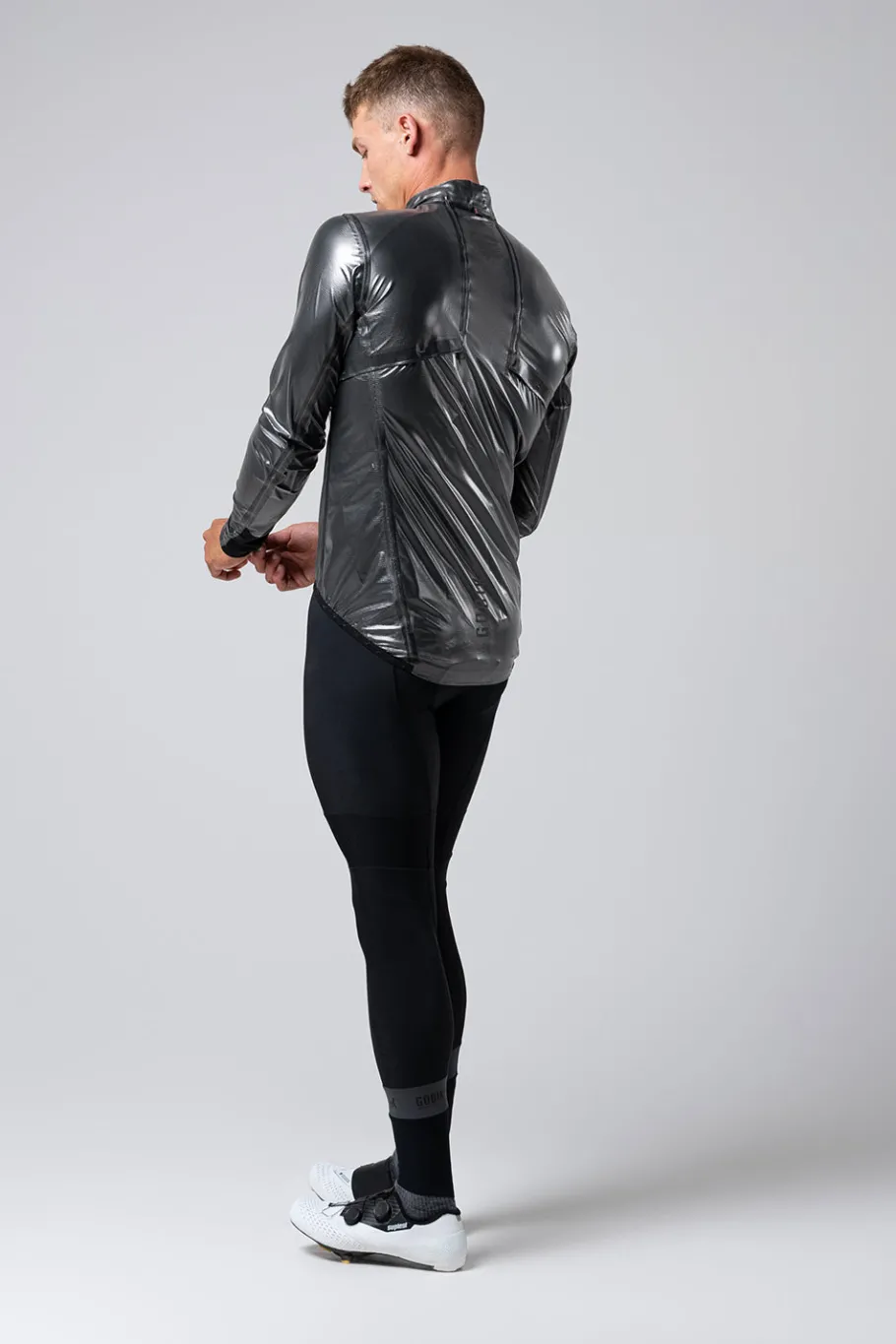 Ebike | Gravel<GOBIK VESTE IMPERMÉABLE LÉGÈRE PLUVIA 2.0 UNISEX TRUE BLACK TrueBlack