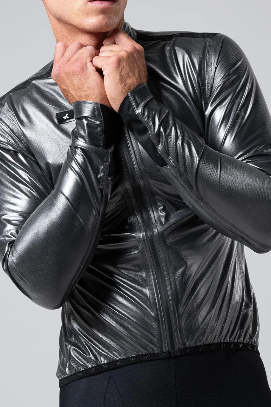 Ebike | Gravel<GOBIK VESTE IMPERMÉABLE LÉGÈRE PLUVIA 2.0 UNISEX TRUE BLACK TrueBlack