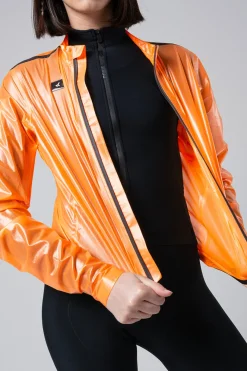 Ebike | Gravel<GOBIK VESTE IMPERMÉABLE LÉGÈRE PLUVIA 2.0 UNISEX BLAZING ORANGE BlazingOrange