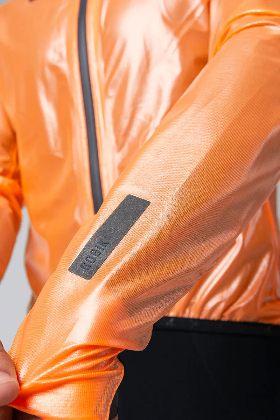 Ebike | Gravel<GOBIK VESTE IMPERMÉABLE LÉGÈRE PLUVIA 2.0 UNISEX BLAZING ORANGE BlazingOrange