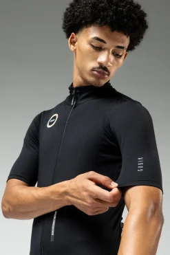 Vestes<GOBIK VESTE MANCHE COURTE ENVY JET HOMME BLACK JetBlack