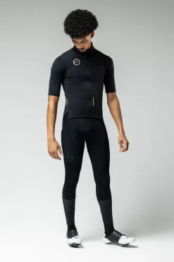 Vestes<GOBIK VESTE MANCHE COURTE ENVY JET HOMME BLACK JetBlack