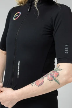 Vestes<GOBIK VESTE MANCHE COURTE ENVY FEMME JET BLACK JetBlack