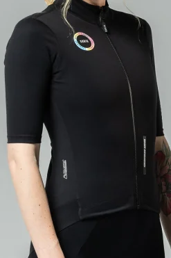Vestes<GOBIK VESTE MANCHE COURTE ENVY FEMME JET BLACK JetBlack