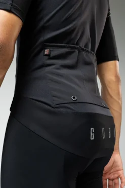 Vestes<GOBIK VESTE MANCHE COURTE ENVY JET HOMME BLACK JetBlack