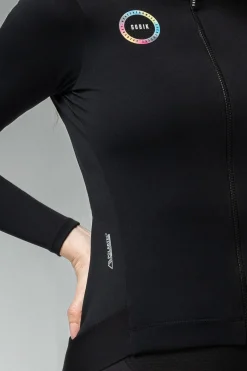 Vestes<GOBIK VESTE MANCHE LONGUE ENVY FEMME JET BLACK JetBlack